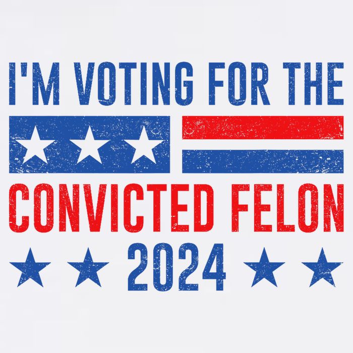 IM Voting Felon 2024 Voting For Felon Convicted Felon Flat Bill Trucker Hat