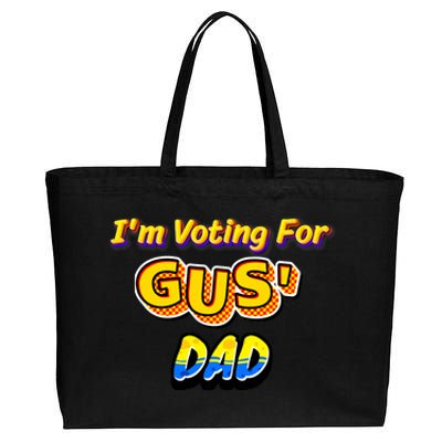 IM Voting For GusS Dad Cotton Canvas Jumbo Tote