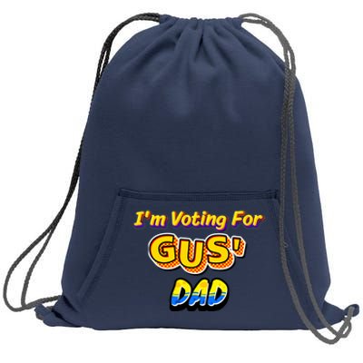 IM Voting For GusS Dad Sweatshirt Cinch Pack Bag