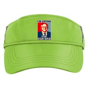 IM Voting For Gus Dad Vote Tim Walz 2024 Adult Drive Performance Visor