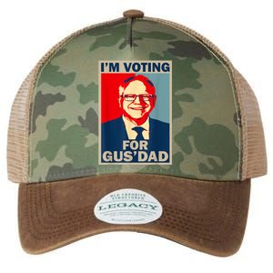 IM Voting For Gus Dad Vote Tim Walz 2024 Legacy Tie Dye Trucker Hat