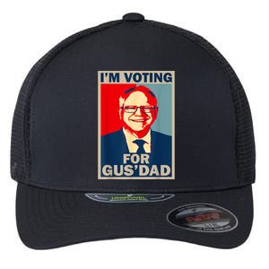 IM Voting For Gus Dad Vote Tim Walz 2024 Flexfit Unipanel Trucker Cap