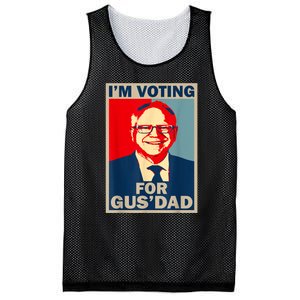 IM Voting For Gus Dad Vote Tim Walz 2024 Mesh Reversible Basketball Jersey Tank