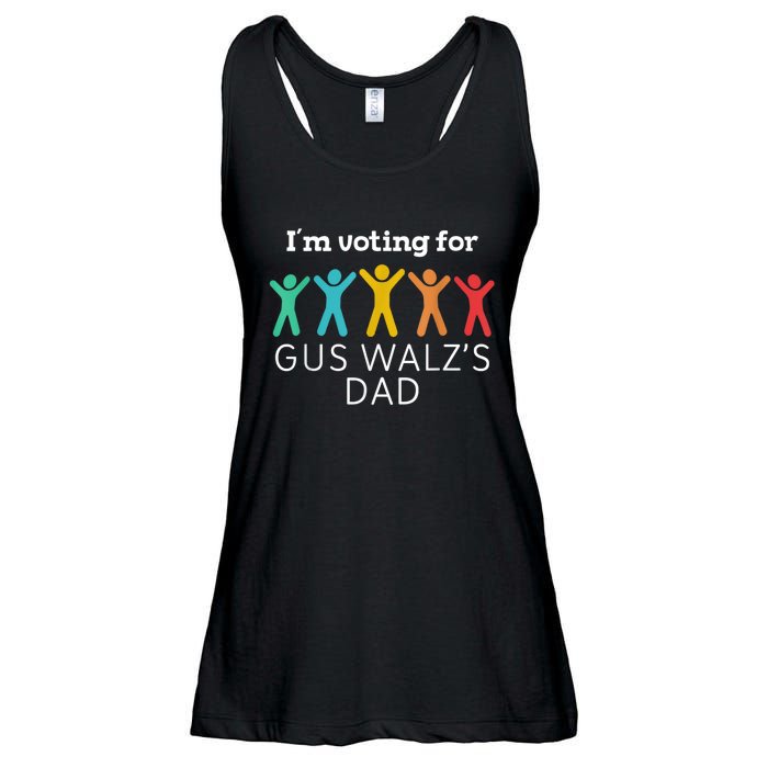 IM Voting For Gus Walz Dad Harris Walz 2024 Ladies Essential Flowy Tank