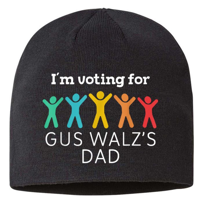 IM Voting For Gus Walz Dad Harris Walz 2024 Sustainable Beanie