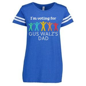 IM Voting For Gus Walz Dad Harris Walz 2024 Enza Ladies Jersey Football T-Shirt