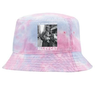 IM Voting For The Alley Cat Biden Trump Election Debate 24 Tie-Dyed Bucket Hat