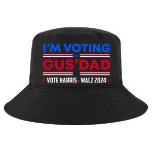 IM Voting For Gus Dad Vote Harris Walz 2024 Pres And Vice Cool Comfort Performance Bucket Hat