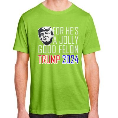 IM Voting For The Convicted Felon Funny Trump July 4th 2024 Gift Adult ChromaSoft Performance T-Shirt