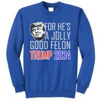 IM Voting For The Convicted Felon Funny Trump July 4th 2024 Gift Sweatshirt