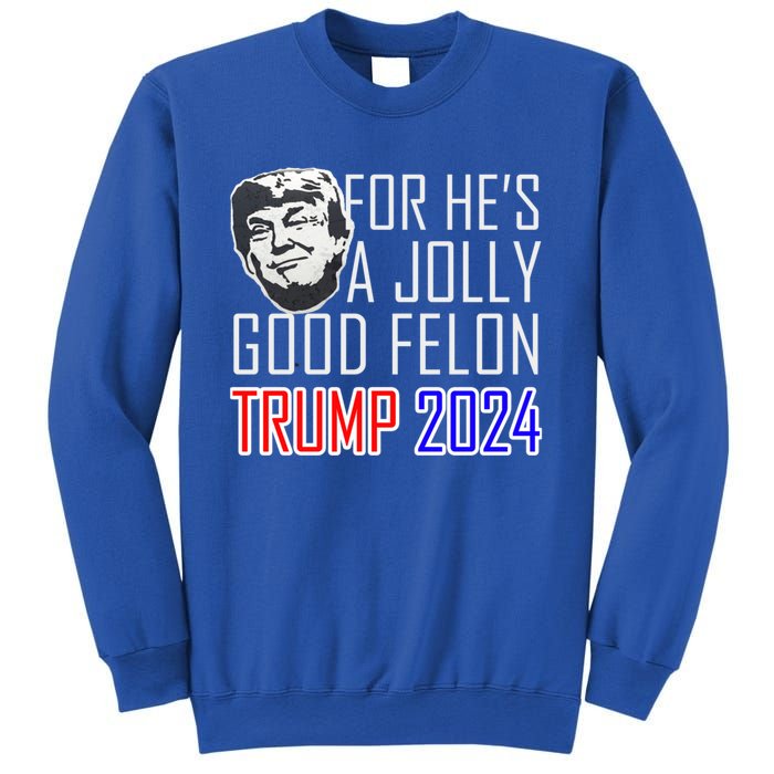 IM Voting For The Convicted Felon Funny Trump July 4th 2024 Gift Sweatshirt