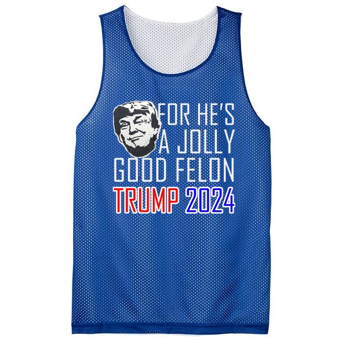 IM Voting For The Convicted Felon Funny Trump July 4th 2024 Gift Mesh Reversible Basketball Jersey Tank