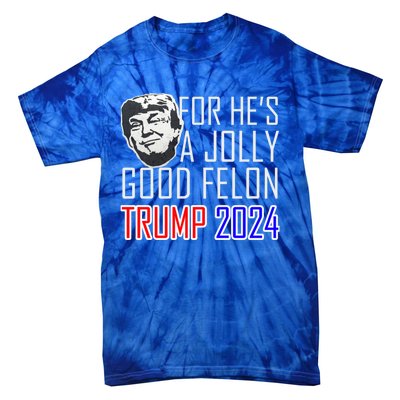 IM Voting For The Convicted Felon Funny Trump July 4th 2024 Gift Tie-Dye T-Shirt