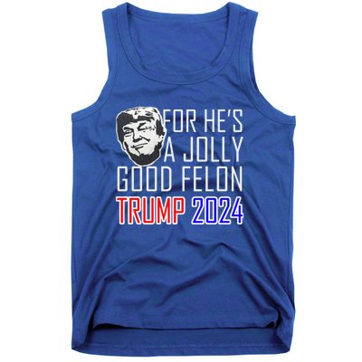 IM Voting For The Convicted Felon Funny Trump July 4th 2024 Gift Tank Top