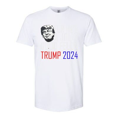 IM Voting For The Convicted Felon Funny Trump July 4th 2024 Gift Softstyle CVC T-Shirt