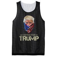 I Voted For Trump USA Flag Patriots Vintage Retro Mesh Reversible Basketball Jersey Tank