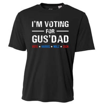 IM Voting For Gus Dad Vote Harris Walz 2024 Cooling Performance Crew T-Shirt