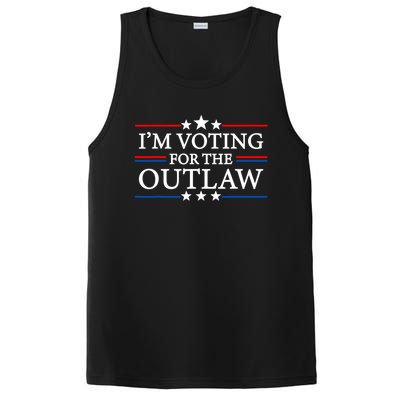 IM Voting For The Outlaw Wanted For President Trump 2024 PosiCharge Competitor Tank