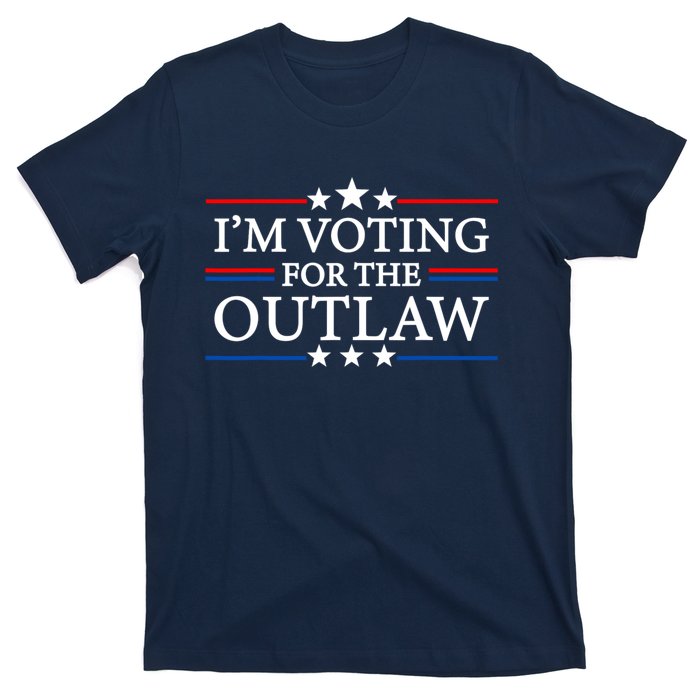 IM Voting For The Outlaw Wanted For President Trump 2024 T-Shirt