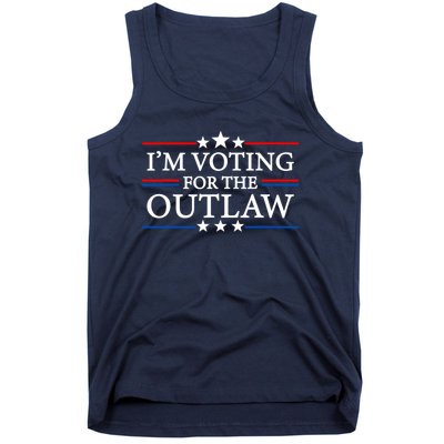 IM Voting For The Outlaw Wanted For President Trump 2024 Tank Top