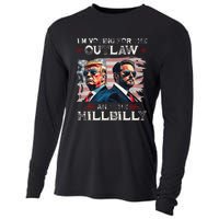 IM Voting For The Outlaw And The Hillbilly Trump Vance 2024 Cooling Performance Long Sleeve Crew