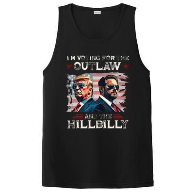 IM Voting For The Outlaw And The Hillbilly Trump Vance 2024 PosiCharge Competitor Tank