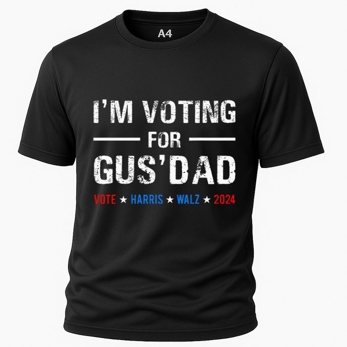 IM Voting For Gus Dad Vote Harris Walz 2024 Cooling Performance Crew T-Shirt