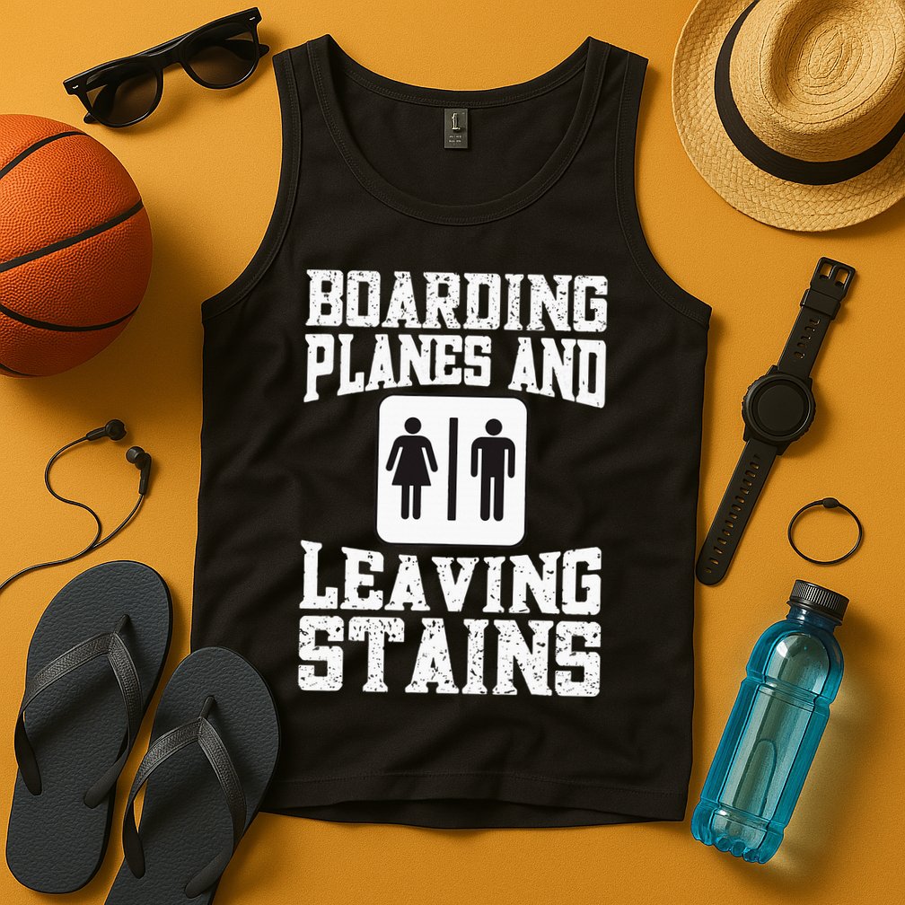 Inappropriate Vacation Forfeit Embarrassing Airport Tank Top