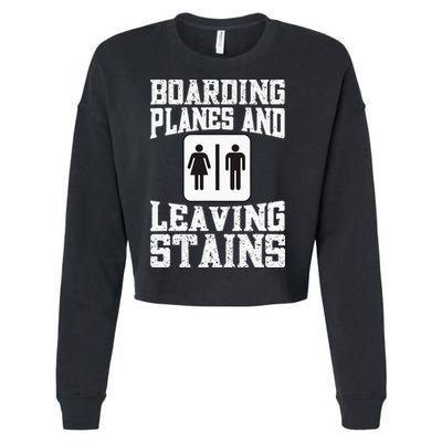 Inappropriate Vacation Forfeit Embarrassing Airport Cropped Pullover Crew
