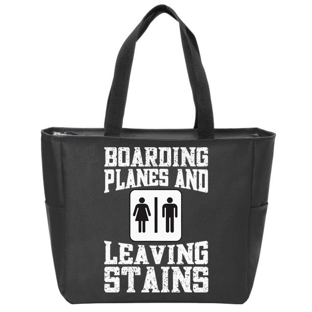 Inappropriate Vacation Forfeit Embarrassing Airport Zip Tote Bag