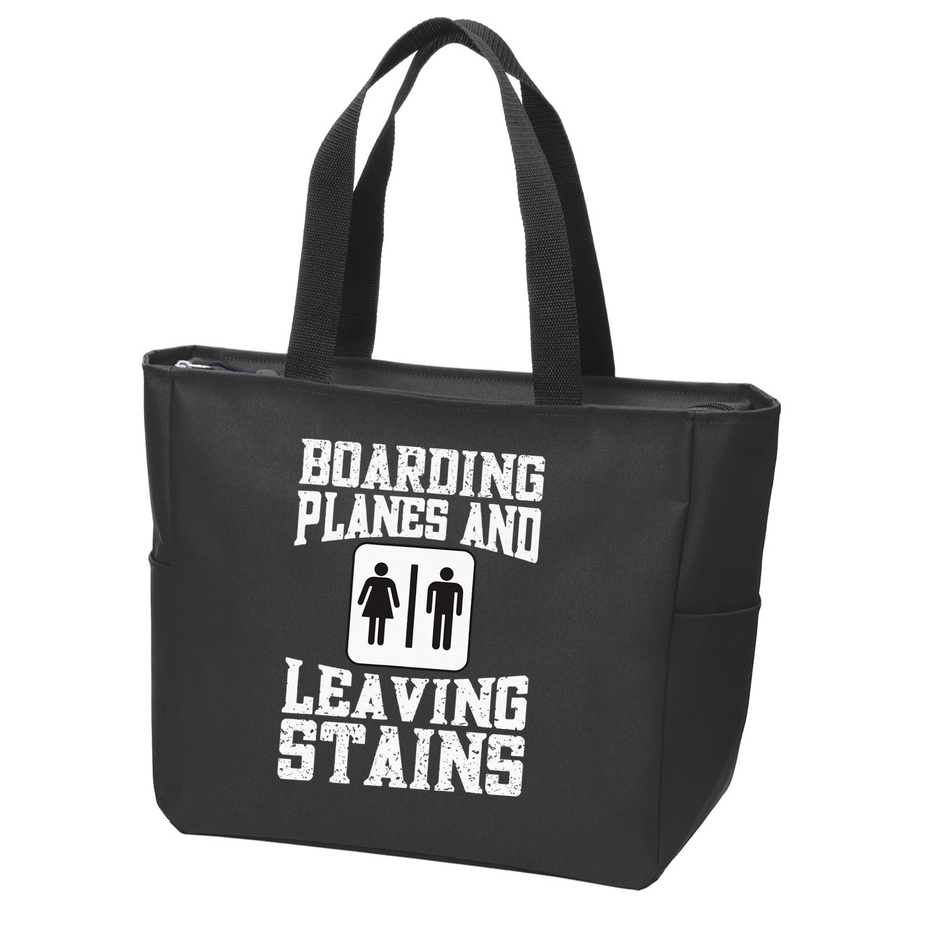 Inappropriate Vacation Forfeit Embarrassing Airport Zip Tote Bag