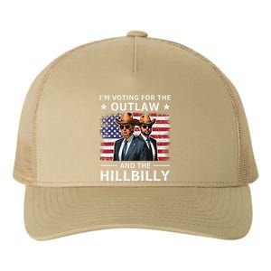 IM Voting For The Outlaw And The Hillbilly Trump Vance 2024 Yupoong Adult 5-Panel Trucker Hat