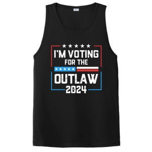 IM Voting For The Outlaw Maga Donald Trump 2024 Election Meaningful Gift PosiCharge Competitor Tank