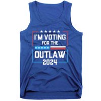 IM Voting For The Outlaw Maga Donald Trump 2024 Election Meaningful Gift Tank Top