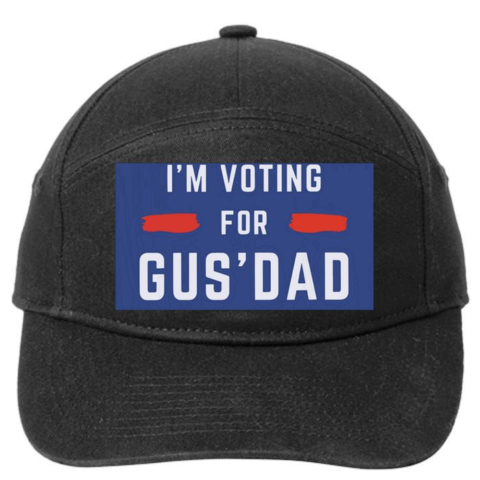 IM Voting For Gus Dad 7-Panel Snapback Hat