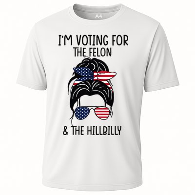 Im Voting For The Felon & The Hillbilly 2024 Pro Trump Performance Shirt