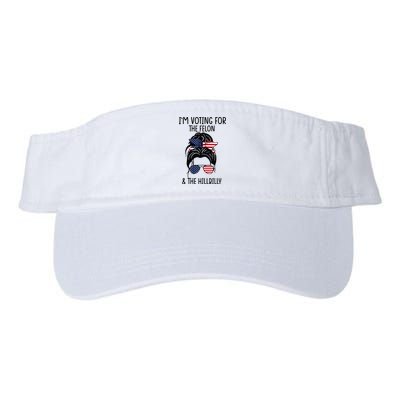 Im Voting For The Felon & The Hillbilly 2024 Pro Trump Visor