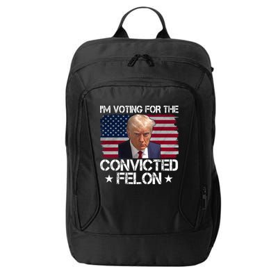 Im Voting For A Convicted Felon City Backpack