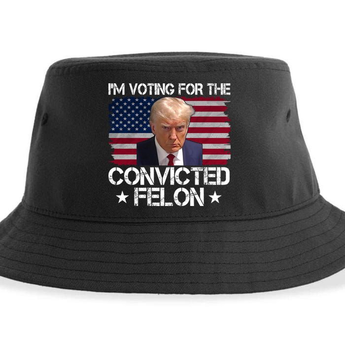 Im Voting For A Convicted Felon Sustainable Bucket Hat