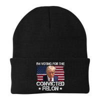 Im Voting For A Convicted Felon Beanie