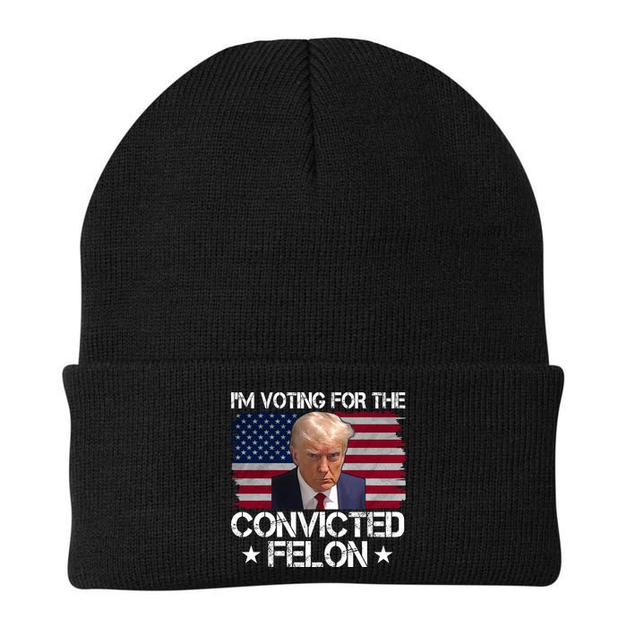 Im Voting For A Convicted Felon Beanie