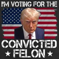 Im Voting For A Convicted Felon Beanie