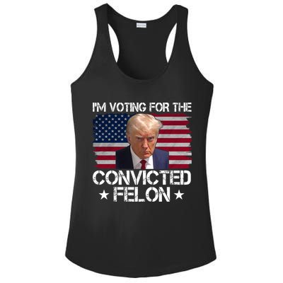 Im Voting For A Convicted Felon Ladies PosiCharge Competitor Racerback Tank