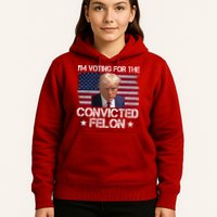 Im Voting For A Convicted Felon Hoodie