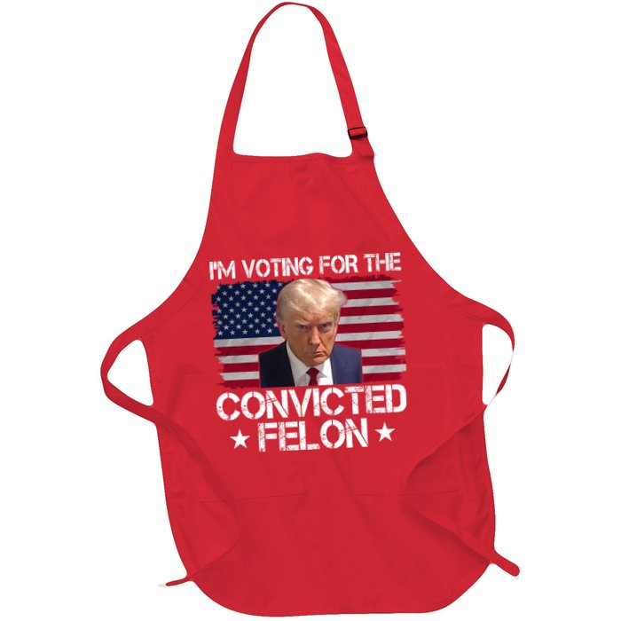 Im Voting For A Convicted Felon Apron