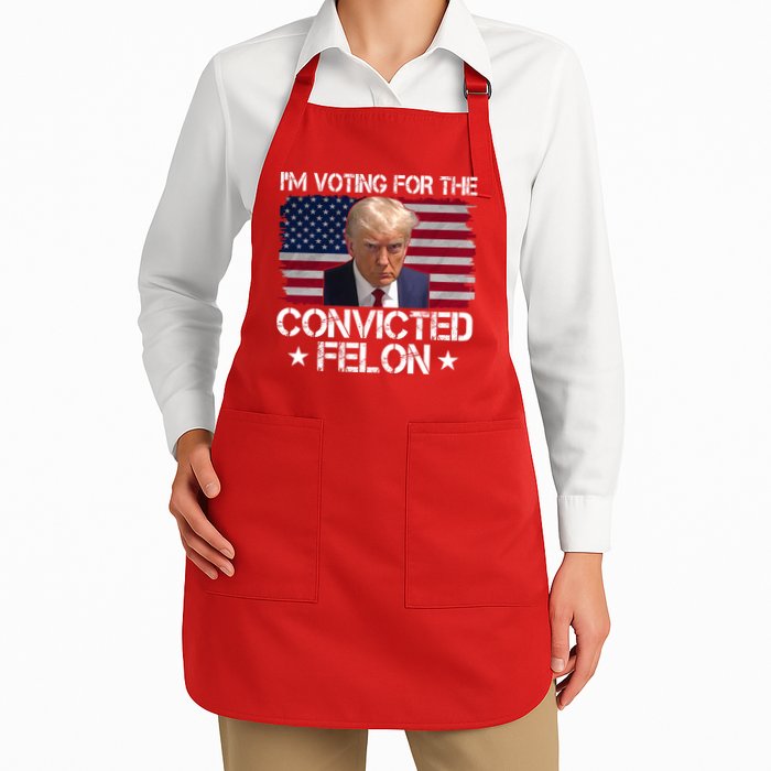Im Voting For A Convicted Felon Apron