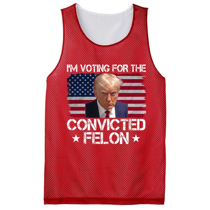 Im Voting For A Convicted Felon Mesh Reversible Basketball Jersey Tank