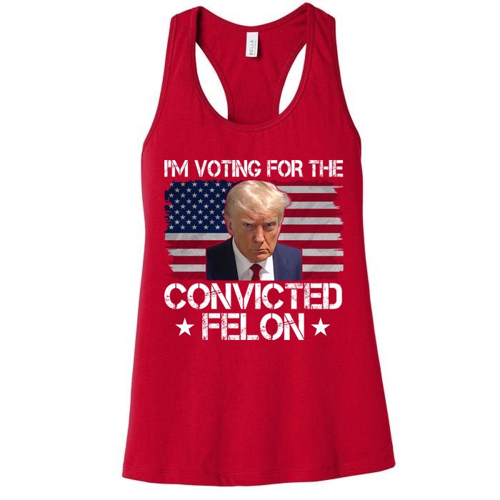 Im Voting For A Convicted Felon Womens Tank Top