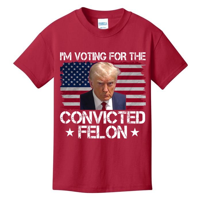 Im Voting For A Convicted Felon Kids T-Shirt
