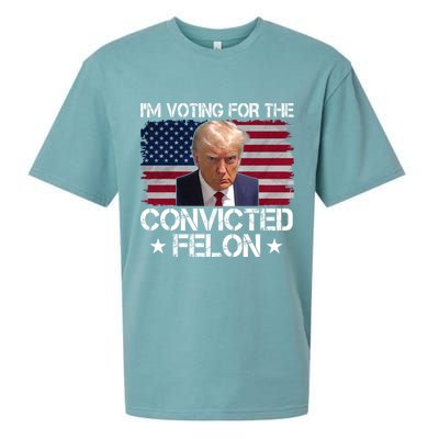 Im Voting For A Convicted Felon Sueded Cloud Jersey T-Shirt